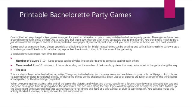 20 Maximum Distinguished Bachelorette Occasion Game titles Inside 2019 picture about Printable Bachelorette Party Games named 20 Greatest Notable Bachelorette Social gathering Game titles Within 2019